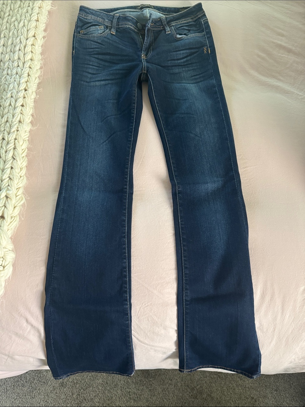 Genetic Denim The Riley Dark Blue Flared Jeans